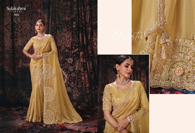 Isha By Sulakshmi Fancy Fabric Designer Saree